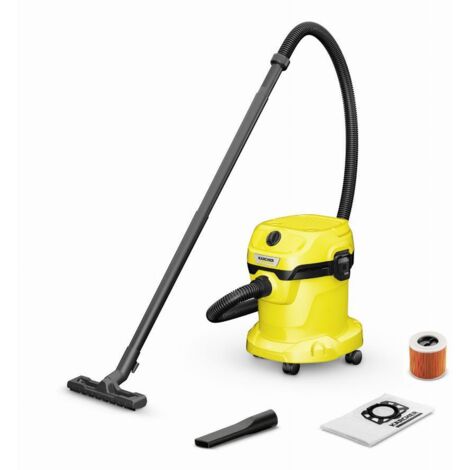 Kärcher – Aspirateur eau et poussières 1000W 15L – Cuve PVC robuste – Fonction soufflerie – Pour chantiers humides et secs