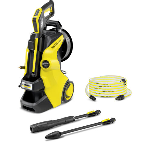 Nettoyeur haute pression KARCHER K 5 Premium Power Control Flex Succion KIT avec kit d'aspiration - 145 bars - enrouleur flexible 8m - 2100W