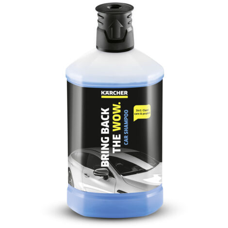 Karcher Détergent shampoing auto 3 en 1 - 1 litre pour nettoyeur haute pression K2 K3 K4 K5 K7