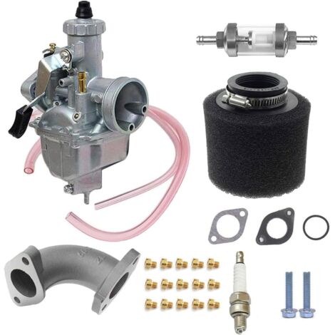 VM22 26-mm-Vergaseransaugkrümmer, 38-mm-Luftfilter für XR50, CRF70, KLX, BBR, RFZ, Braaap, Atomic, DHZ, SSR 110 cm³, TaoTao, Coolster 140 cm³, Lifan, YX, Zongshen, Apollo, X15, X18, DBX125 (1/5)