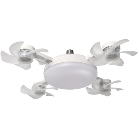 Energieeffizienter Deckenventilator mit Fernbedienung, stufenloser Dimmfunktion und Timer-Einstellungen (1/5)