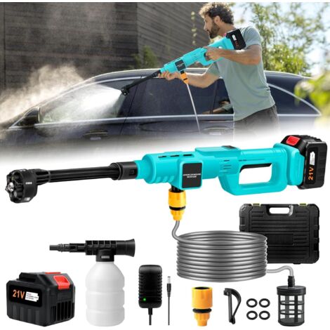 Akku-Hochdruckreiniger mit 900 psi, akkubetriebene Hochdruckpistole mit 15.000 mAh (1/5)