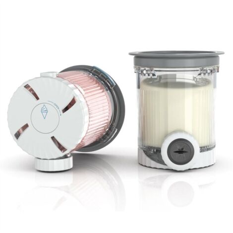 Set mit 2 Bechern und Deckeln für Swirl NC700 Softeismaschinen, spülmaschinenfest