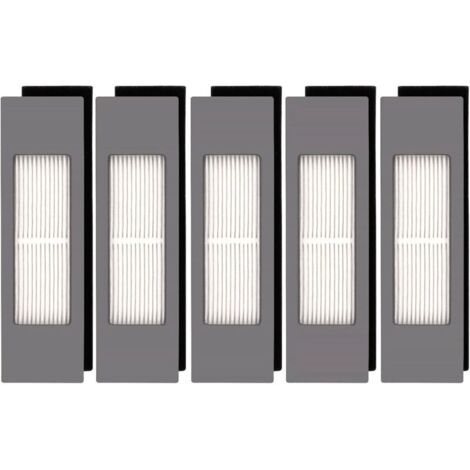 (5 Stück) HEPA-Filter für Ecovacs DEEBOT OZMO 920 950 T8 AIVI Max T9 T5 N5 N7 N8+ N8 Pro Plus DX55 DX93 DJ65 Saugroboter, Filterset für Saugroboter, 5 Ersatzfilter (1/5)