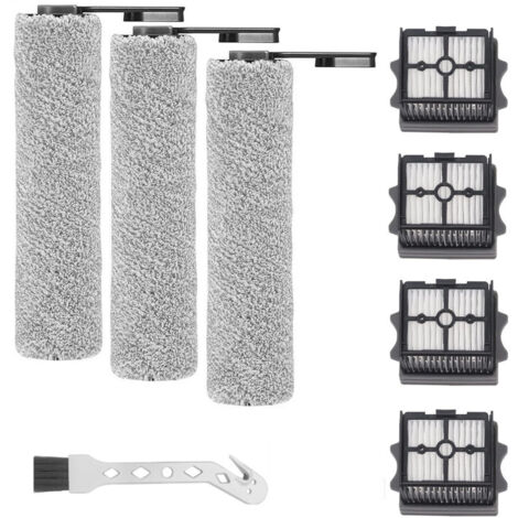 Ersatzbürstenwalze und HEPA-Filter für den Tineco Floor One S5 Combo / S5 Combo Power Kit Nass- und Trockensauger, 3 x Bürstenwalzen + 4 x Filter + 1 x Reinigungsbürste (1/4)