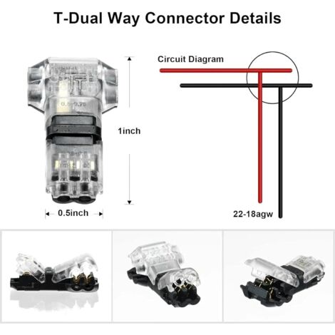 10 Stück 3-polige L-Stecker Für LED-Streifen – 10 Mm Breit, Für WS2811/WS2812B, Lötfrei