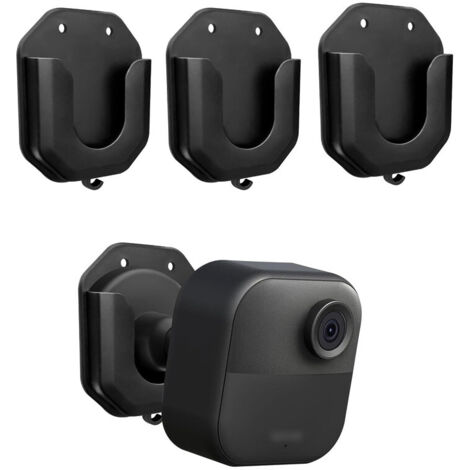 3er-Pack Blink-Kamera-Wandhalterungen, [2 Montageoptionen] Kleben oder Bohren für Blink Mini/Mini 2/Blink Outdoor 4/Blink Indoor/Ring Indoor Cam (1./2. Generation), Kamera-Wandhalterung – Schwarz (1/5)