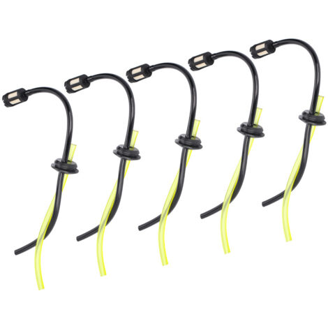 5-teiliges Kraftstoffschlauch-Set für Freischneider, universelle Kraftstoffleitungsdichtungen, Kraftstofffilter, Kraftstoffleitungssatz, Kraftstoffzulaufschlauch, Dichtung und Filter für Trimmer (1/5)