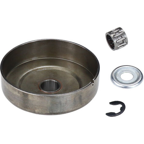 Produktbild von Kupplungsritzel-Nadellager-Set Für 2500 25cc Kettensäge – Metall, Silber, Inkl. Trommel & Lager, Einfacher Austausch