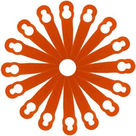 100 Stück Kunststoff-Ersatzmesser für STIHL Polycut 2-2 FSA 45 Rasenmäher, Rasenmäherzubehör und Aufsitzmäher, AAFGVC