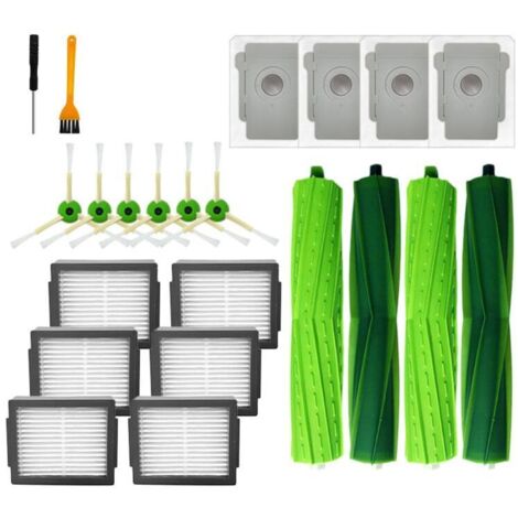 iRobot Roomba e5 e5154 e6 i3 i7 i7156 i8 Staubsauger-Zubehörset HEPA-Filter Walze Seitenbürste Ersatzteile (1/5)