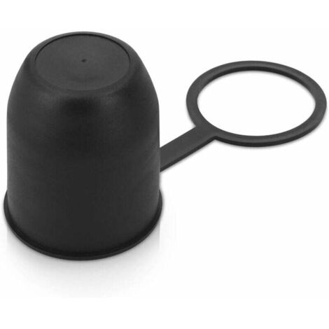 Abdeckung für Anhängerkupplung – Abdeckung für Auto-Anhängerkupplungshaken mit Clip – für 50-mm-Anhängerkupplung – Schwarz (1/4)