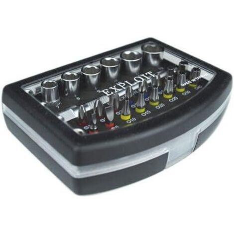 28-in-1 Präzisions-Mehrzweck-Schraubendreher-Set – Reparatur- und Öffnungswerkzeug für iPhone/Laptop/Smartphone/Uhr mit Hülle (1/3)