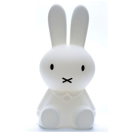 Lampe lapin à poser au sol géante Miffy - Blanc - 80 cm - Livraison gratuite (1/5)