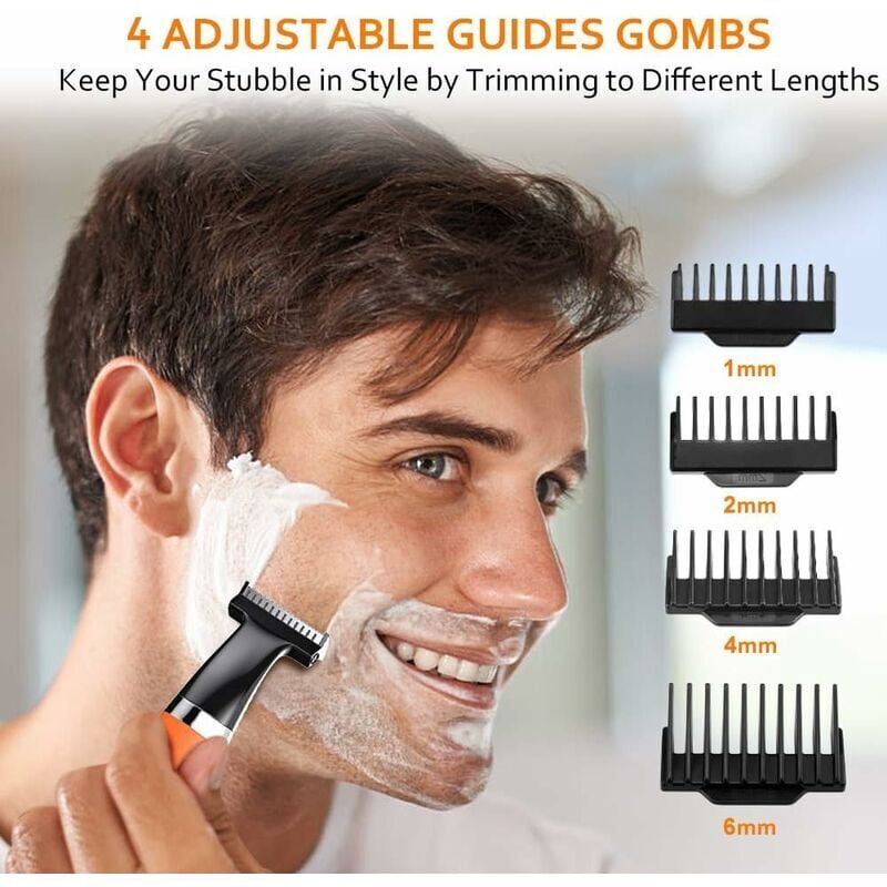 Rasoir électrique 2 En 1 Pour Femme : 2 En 1 IPX7 étanche Pour Utilisation Humide Et Sèche