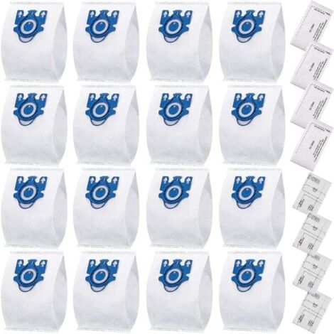 FOREHILL Lot de 24 aspirateur pour Miele Gn 3D Classic C1 Complete C2 C3, S227, S400i, S600, S800 Airclean 3d efficacité sacs à poussière remplacer Miele Gn aspirateur sac à poussière partie