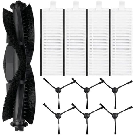 Kit de 11 brosses latérales principales pour aspirateur Robot pour Laresar Evol 3, 1 Brosse à Rouleau Principale, 4 filtres HEPA, (1/5)