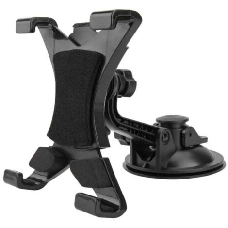 FOREHILL Support de tablette de voiture, support de tablette de voiture réglable à 360 degrés avec ventouse puissante (noir) (1/5)