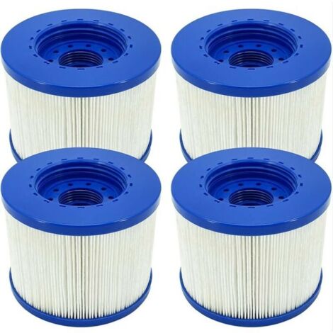 Filtre Spa Infinite a Visser, Cartouche Filtre à Vis pour Spa Gonflable Pas De Vis 60mm, Cartouche Filtre pour Spa, Compatible pour Cosy Spa, Clever Spa et de Plus 4 pièces