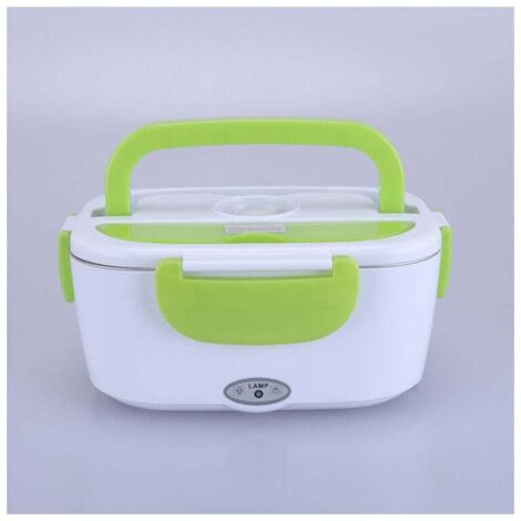 Forehill – Lunch box chauffante électrique 2 en 1 220V & 12V – Capacité 1.5L – Acier inoxydable – Compartiments séparés pour aliments (1/3)