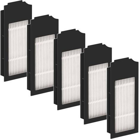 FOREHILL (5 Pièces) N20 Plus Filtre HEPA Pour Aspirateur robot Ecovacs DEEBOT N20 Plus/ N20 Pro Plus/ X1 Omni/ X1 Pro Omni/ X1 Plus/ T10 Om