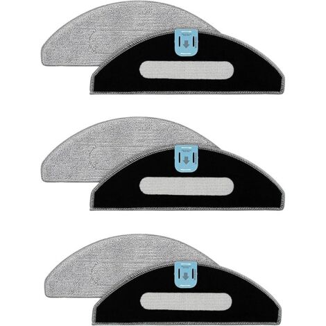 FOREHILL Lingettes pratiques pour robot balayeur, pièce de rechange pour robot de balayage, serpillères en microfibre (1/5)