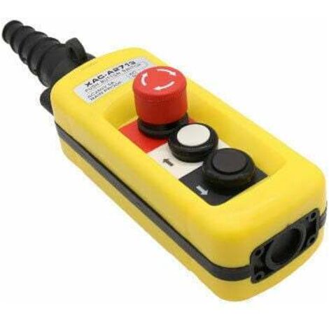 Bouton d\'arrêt d\'urgence ,Deux poussoirs + bouton d\'arrêt d\'urgence-XAC-A2713 (1/4)
