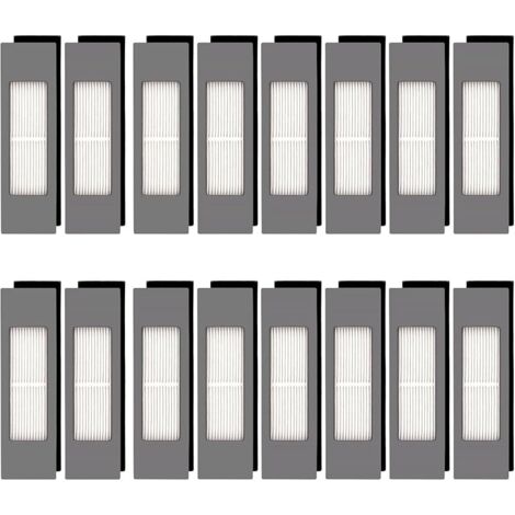 FOREHILL (16 Pièces) N10 Filtre HEPA Pour Robot Aspirateur Ecovacs DEEBOT OZMO N10 N10 Plus 920 950 T8 AIVI Max T9 T5 N5 N7 N8+ N8 Pro Plus
