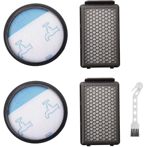 2 jeux de filtres RO3731, filtres de rechange pour aspirateur Rowenta Compact Power Silence Force Cyclonic RO3731EA RO3753EA RO3718EA RO3724EA RO3786EA RO3798EA, pièce détachée ZR005901 (1/5)