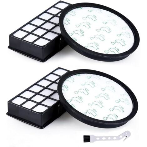 2 jeux de filtres RO7681 pour aspirateur cyclonique Rowenta Silence Force 4AA modèles, RO7611EA RO7612EA RO7643EA RO7647EA RO7663EA RO7676EA RO7681EA RO7691EA RO7690EA, pièces détachées ZR903701