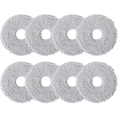 8 pices pour Ecovacs Deebot X2/T20/T20e/T30 OMNI Serpillires Rechange Tampons Kit,Microfibre Chiffons Robot de Nettoyage,pour Robot Aspirateur Dreama L10s/L10/L20/X40/L40 Ultra (1/5)