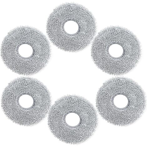 FOREHILL 6 FOREHILL pour Dreame L10s Ultra Gen 2/L10s Pro Ultra Heat/X40 Ultra Complete /L40 Ultra/L10/L20 Microfibre Amliore, Douce, Lavable et Rutilisable Chiffons (1/5)