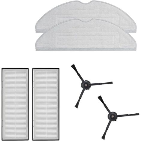 roborock Accessoire origine, avec FOREHILL, Filtre HEPA et Brosse latérale Noir pour aspirateur Robot S7/S7 Max Ultra/S7 Maxv Ultra/S7 Pro Ultra/S8/S8 +/S8 Pro Ultra (1/5)