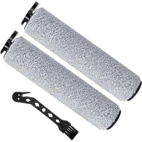 FOREHILL Rouleaux de brosse de rechange pour Bissell CrossWave HF2 3845N 3831, pour Bissell CrossWave HF3 3598N Aspirateur Accessoires, 2 Brosse à rouleau, 1 Brosse de nettoyage (1/5)