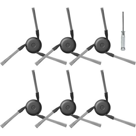FOREHILL 6 Brosses Latérales pour Aspirateur Dreame X40 Ultra, X40 Ultra Complete, X40 Master, X50 Ultra, X50 Ultra Complete, X50 Master, L40 Ultra, L50 Pro Ultra, pour Mova P50 Pro Ultra (1/5)