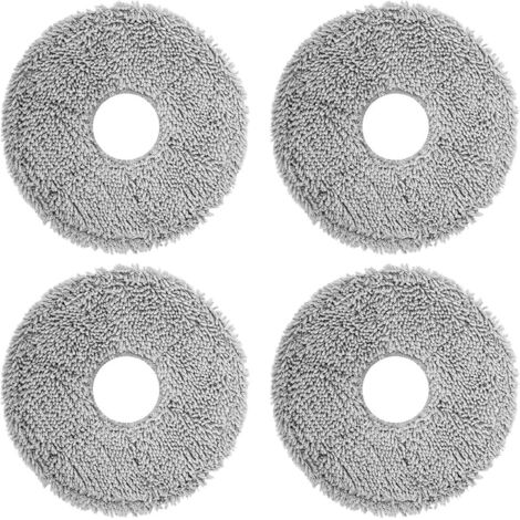Lot de 4 Chiffons de rechange pour iRobot Roomba Plus 405 Combo Robot/505 Combo Robot, pour Dreame X40 Ultra Complete/L10s Pro Ultra Heat/X40 Master/L40 Ultra/ L10s Ultra Gen 2 aspirateur robot (1/5)