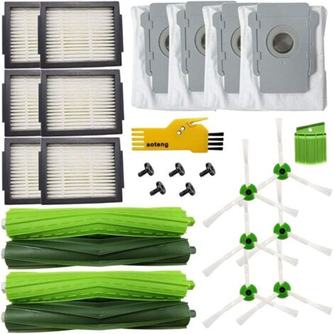 Kit Pices accessoires pour iRobot Roomba serie i7 i7+/i7 Plus E5 E6 E7 Filtres et Brosses (1/5)