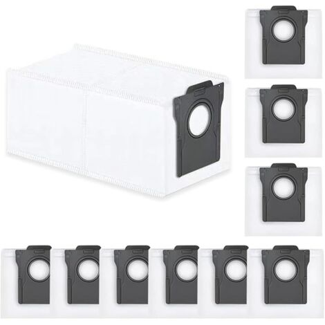 FOREHILL 10 Sacs Poussire de Rechange pour Dreame L10s Pro Ultra Heat/ L10s Ultra Gen 2/ X40 Ultra/ L40 Ultra/ X30 Ultra/ X50 Ultra Complete/Mova E30 Ultra, 3,2L Sac Filtrant Accessoires