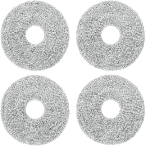 Rechange Serpillières Compatibles avec Dreame L10 Ultra/ L10S Pro/ L10S Ultra/ L10S Pro Ultra Heat/ L10 Prime/ L20 L30 L40 L50 X30 X40 X50 Ultra/Mova E30 V50 Ultra P10 P50 Pro Ultra/Xiaomi X10+ X20+ (1/5)