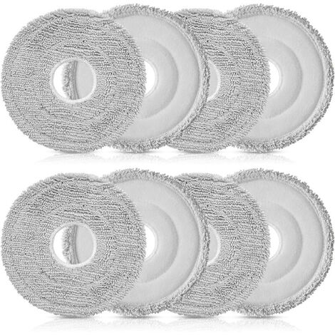 FOREHILL 8 Serpillières pour Dreame X40/X50 Ultra Complete, X40/X50 Master, L10s Ultra /L10s Pro Ultra /L10s Pro Gen 2, L20/L40/L50 Ultra, Mova E30 Ultra /P50 Pro Ultra, pour Xiaomi X10 Plus /X20 Plus (1/5)