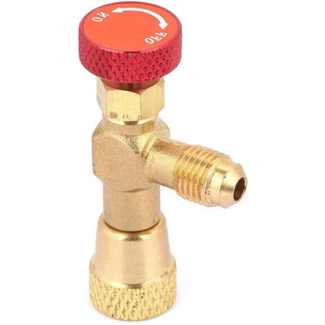 1/4 '' - 5/16 ''，Vanne de Régulation de Débit en Laiton Valve de Régulation de Débit pour Tuyau de Charge R410A