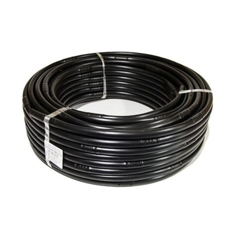 Tubería negra 16mm goteros turbulentos a 50cm. 100m