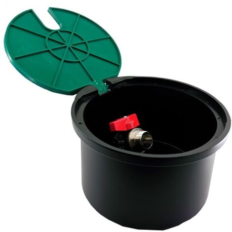 Arqueta de Riego Circular con Hidrante Metálico Rosca Macho 3/4"