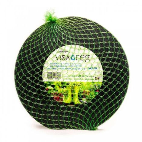 Tubería Textil Exudante Malla Verde Especial Jardinería 25m