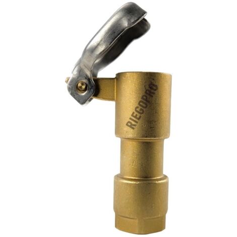 Boca de riego hidrante de acople rápido en bronce 3/4"