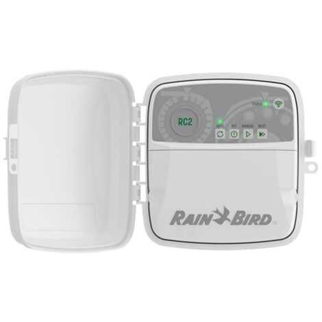 Programador Rain Bird RC2 de exterior de 8 zonas. WiFi integrado