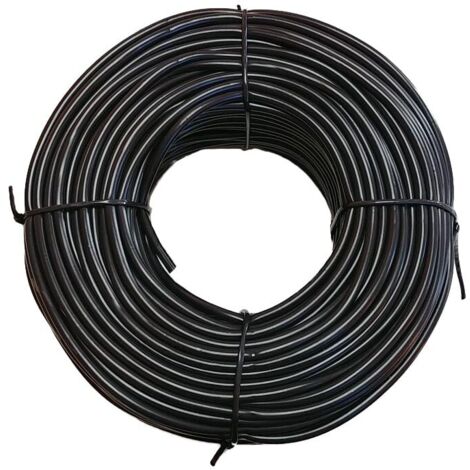 Microtubo PVC flexible 3mm x 5mm negro 100 metros