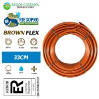 Tubería Autocompensante Marrón a 33cm 100 metros. BrownFlex.