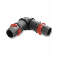 Codo 16mm con Anilla de Seguridad. Bolsa de 10 Unidades