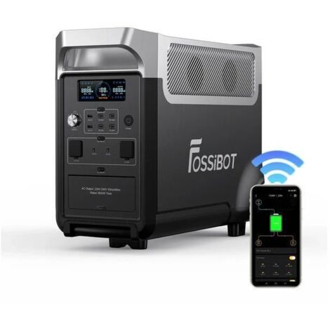 Centrale électrique portable LiFePO4 3840Wh 3600W – Recharge rapide AC + solaire – Gestion BMS – Usage secours et camping